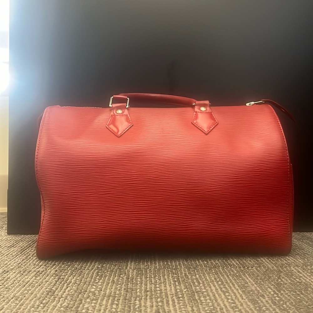 Louis Vuitton vintage speedy 35 satchel bag